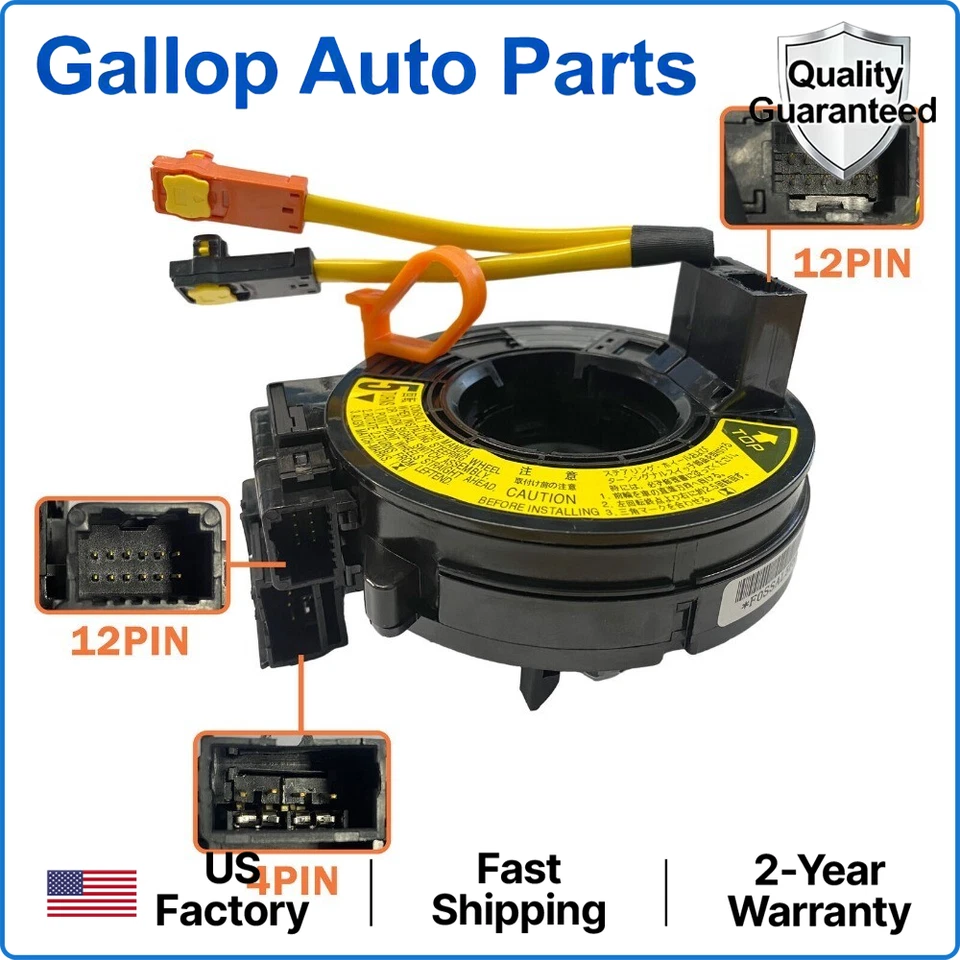 Clock spring Spiral Cable Fit TOYOTA CAMRY 2002-2006 SIENNA 2004-2010 Scion TC - Image 2 of 4