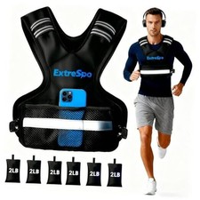 Adjustable Weighted Vest for Women and Men, 4-10lb/11-20lb/Weight Vest 20-32lb