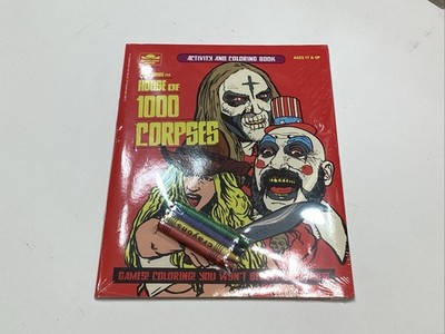 Sealed Fright Rags Rob Zombie's House of 1000 Corpses Activity & Coloring Book