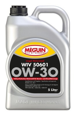 Meguin Motorenoel WIV 506 01  SAE 0W-30 (vollsynthetisch) 5 Liter Kanister