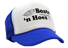 Boats 'N Hoes Adjustable Snapback Unisex Funny Trucker Hat Cap