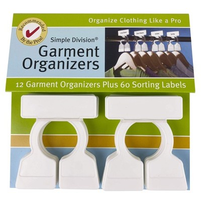 Simple Division Garment Organizers - Sort, Put Away, and Find Clothes Easily ...