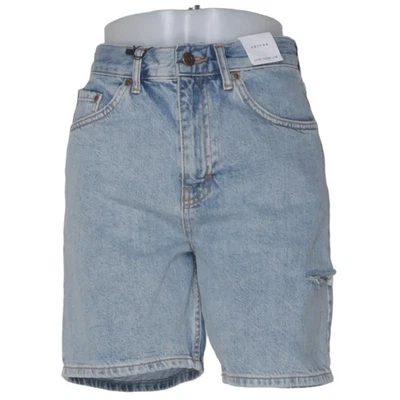 Topshop, Jeans Shorts, Größe: 38, model: editor, Blau, Baumwolle/Polyester #DBP - Bild 1 von 4