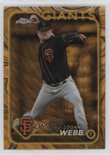 2024 Topps Gilded Collection Gold Wave Refractor /75 Logan Webb #135 0c3h
