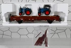 Märklin 46948 Two-Axle Stake Car with 2 Lanz Tractors, DB Nem/KKK in Original Packaging