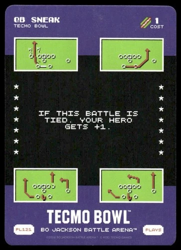 2026 Tecmo Bowl Bo Jackson Battle Arena #PL121 QB Sneak