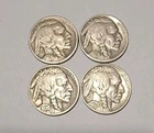 Buffalo Nickels 1926,1928,1936,1937 (Lot#3)