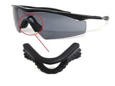 Galaxy Nose Pads Rubber Kits For Oakley M Frame Hybrid/Heater/Sweep/Strike Black