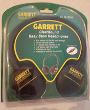 Garrett 1612700 Clearsound Easy Stow Metal Detector Headphones New Open Package
