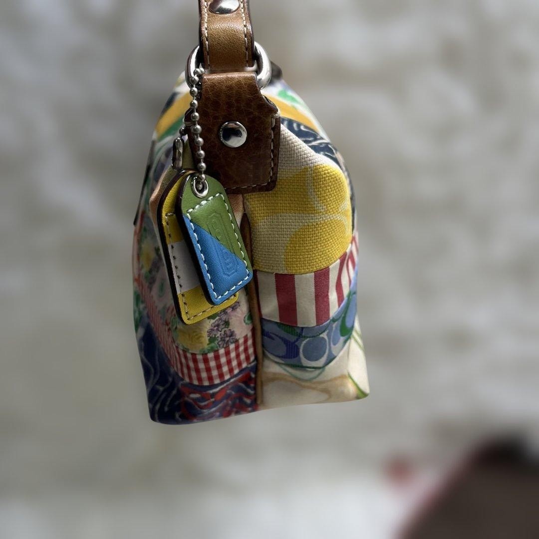 COACH patchwork mini bag vanity pouch - image 5