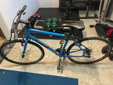 Trek Alpha Silver FX Bicycle - Blue Bontrager