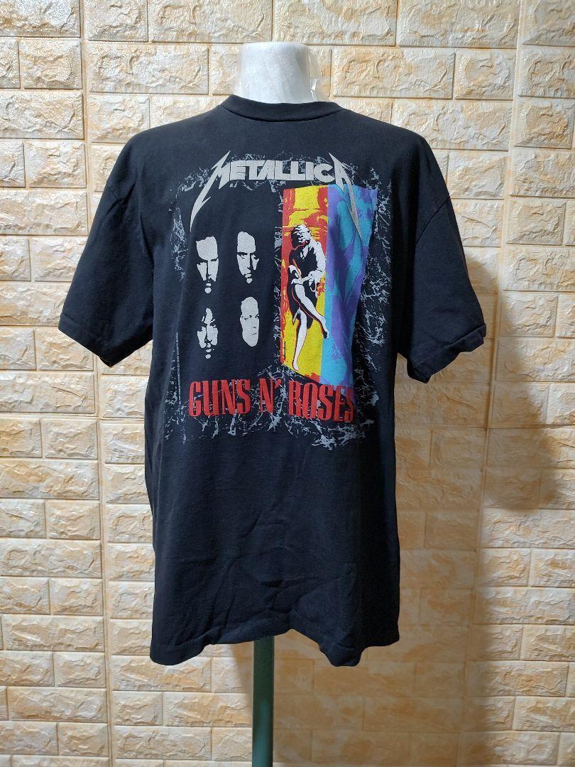 Metallica Guns N Roses T-shirt Black XL | eBay
