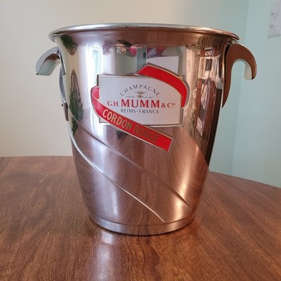 Mumm Brut Champagne Cordon Rouge Ice Bucket Cooler Vintage