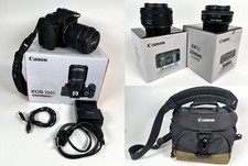 CANON EOS 700D SLR-Digitalkamera 18MP Touchscreen mit 3 Objektiven