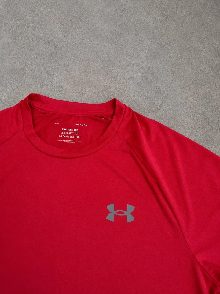 t shirt homme Under Armour light red Taille M - Photo 4/4