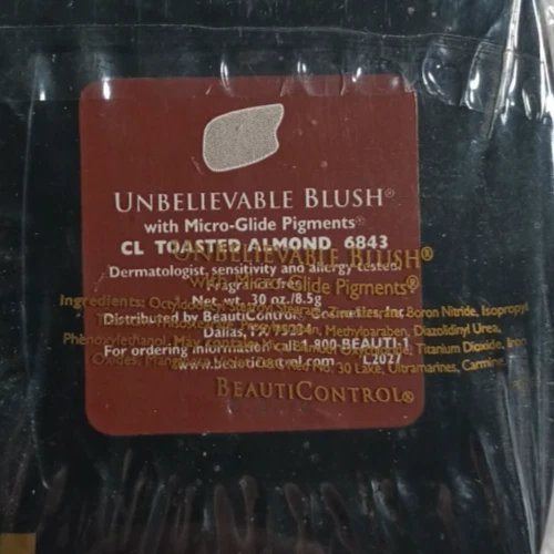 BC Beauticontrol (NOS) CL Toasted Almond Unbelievable Blush (6843)-Sealed, VTG - Image 3 of 4
