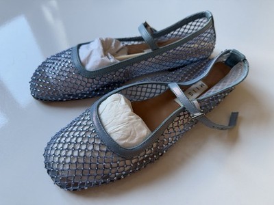 Miista Vanita Light Blue Crystal Ballarina - Neu, OVP, ungetragen, Rechnung vorh