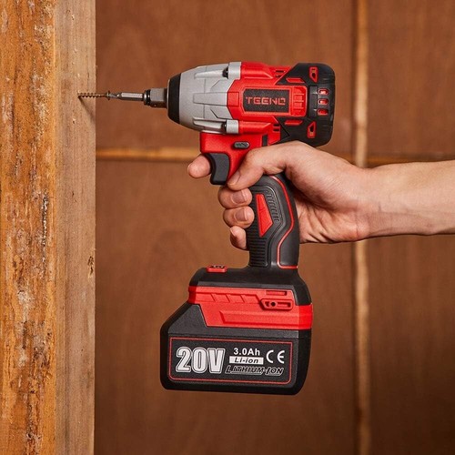 TEENO. 20V Brushless Lithium-Ion Impact Wrench 3.0Ah Batteries, Charger, 3pcs - Picture 3 of 6