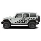Side nightmare graphics stickers decal compatible with Jeep Wrangler