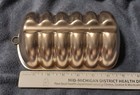 3 Vintage Copper Jello Molds, Star, Heart, Ribbed Loaf — photo 5