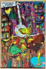 (BAZOOKA, PUNK, BD) Olivia CLAVEL - Maison plate ACRYLIQUE SUR PANNEAU, 2017