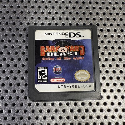 Barnyard Blast: Swine of the Night (Nintendo DS, 2008)  Authentic Cartridge Only