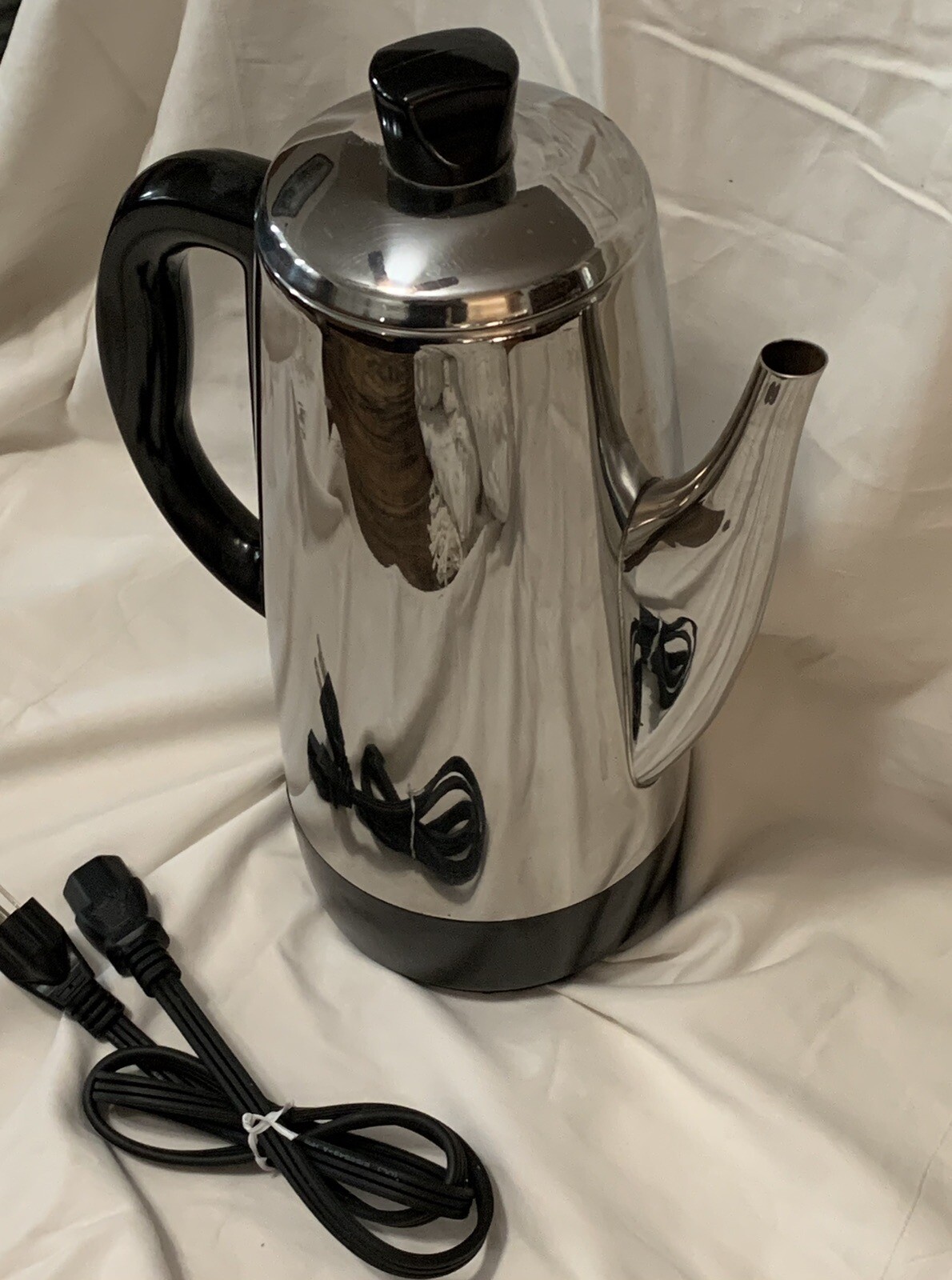 Hamilton Beach 12Cup Electric Percolator Coffee Pot 40616 Stainless Steel TESTED eBay