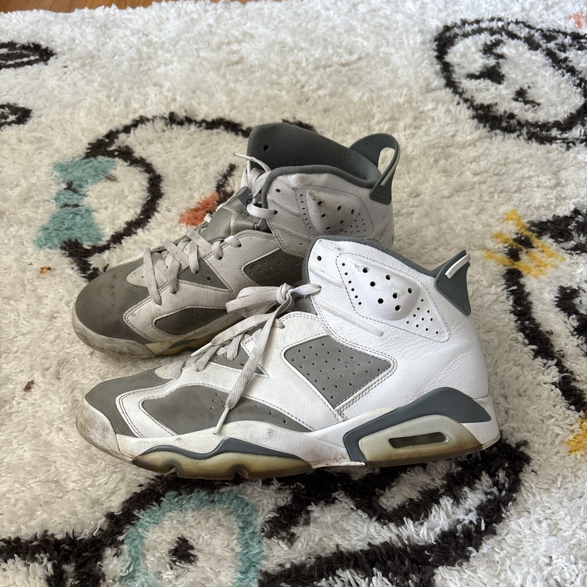 Size 12 - Jordan 6 Retro Low Cool Grey | eBay