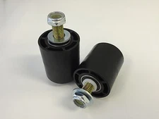 Belt grinder wheels for 2x72" knife grinders Set of 2, 2" wheels with bolt axles