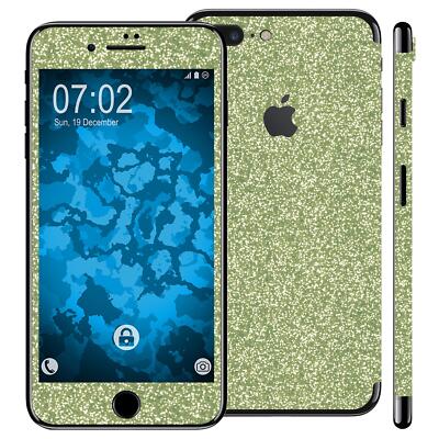 1 x Displayschutzfolie Glitzer grün für Apple iPhone 7 / 8 / SE 2020 Folie