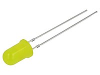 2X OSY5JA5A34A-12V Led 5Mm Gelb 220-330Mcd 30° Front: GewöLbt 15V -30-85°C 225Mw