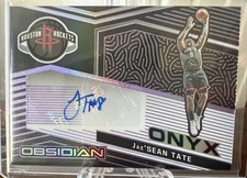 Jae'Sean Tate ROOKIE AUTO 2020 Panini Obsidian Onyx Electric Etch Purple /75 RC