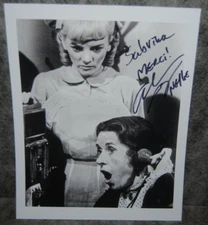 (M2) photo dédicace autographe autograph alison arngrim nellie oleson