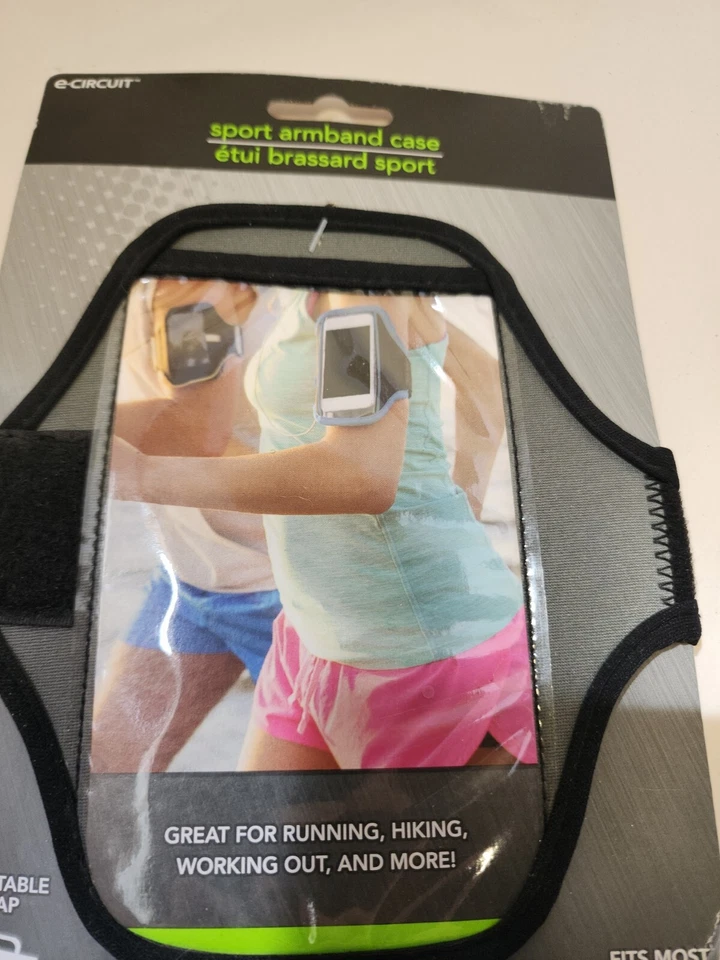 Sport Armband Case Sports Running Exercise Arm Band Phone Holder Adjustable  - Image 3 of 4