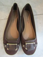 Christian Siriano for Payless Buckle Toe Ballet Flat Slip On Women's Shoes 8.5