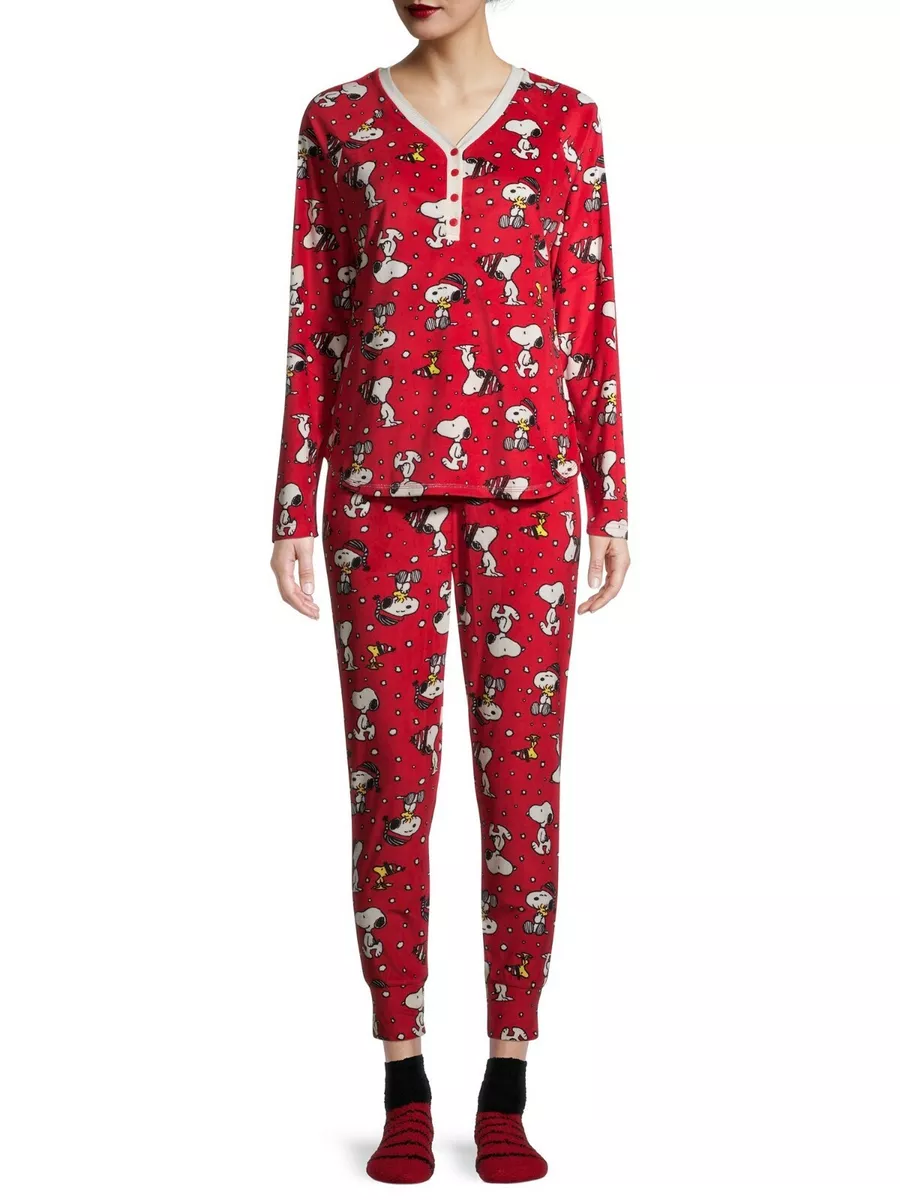 Peanuts Snoopy Women's Pajama Set Peanuts Snoopy Pajamas