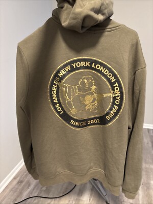 Green True Religion Hoodie Size Small 9/10 Condition Only Worn A Few Times 