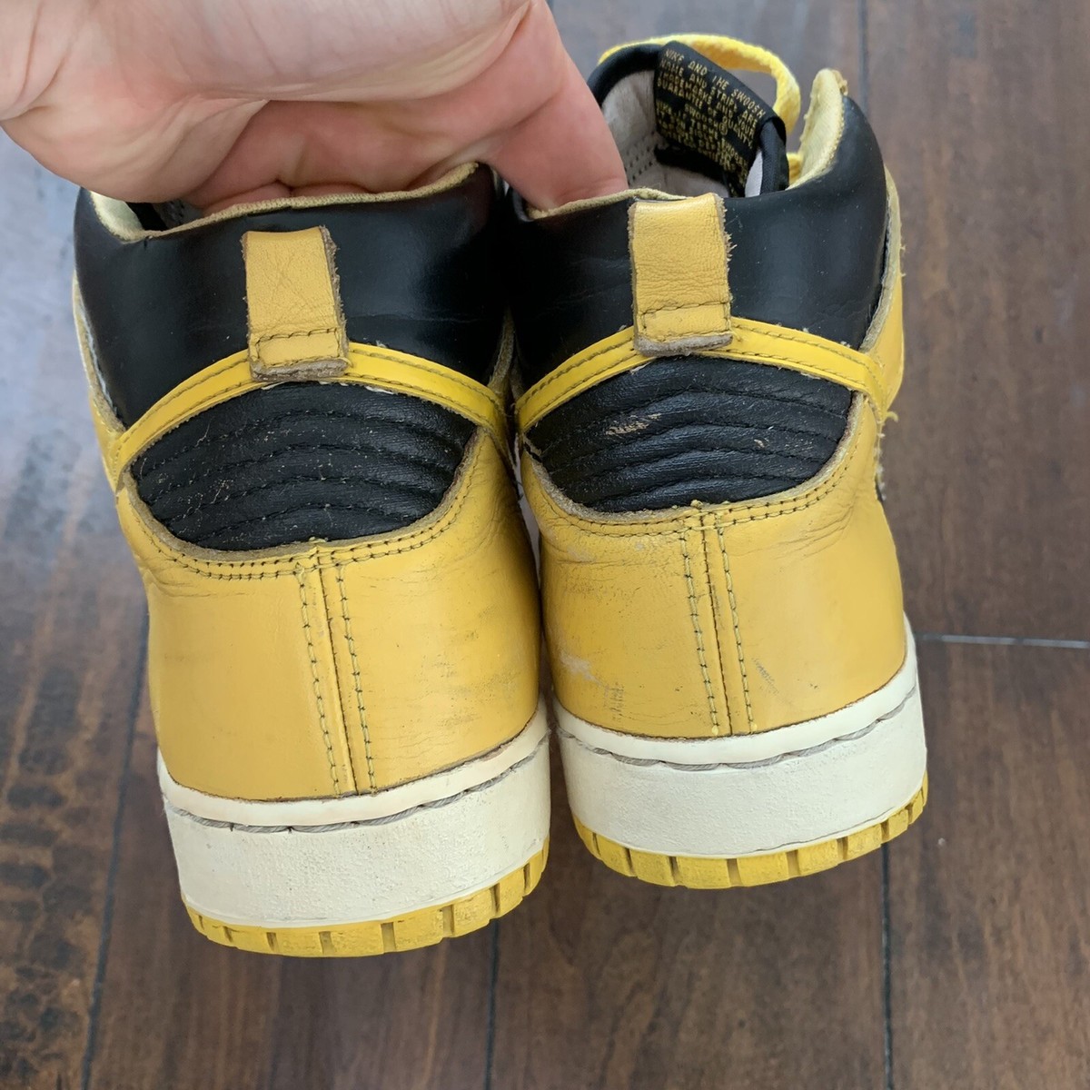 Nike 1985 Dunk Goldenrod Chicago Yellow Black Rare Vintage  display picture 2