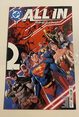 DC All in Special #1 Scott Snyder Autograph With COA Multiple 1st Appearances