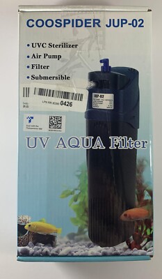 Fish Tank Filter Aqua Filter Sterilizer Air Pump Coospider JUP-02