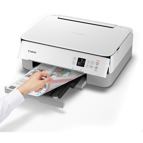 Canon iNSPiC 　White Canon TS6420a All-In-One Printer Wireless Print Copy Scan White