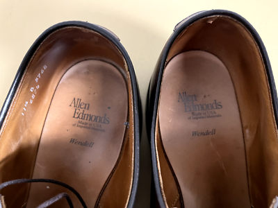 Allen Edmonds Mens Wendall Shoes size 11.5 Allen Edmonds - Wendell - Mens Size 11.5 B Brown Leather  main image 2