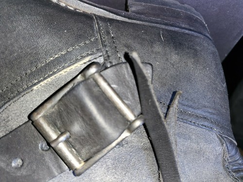 Damen Budapester Leder Stiefel in Grau Größe 4 1/2 - Bild 4 von 9