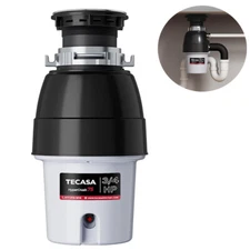 3/4 HP Continuous Feed Garbage Disposal Food Waste Disposer Grinding System NEW