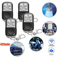4x 433Mhz 4 Kanal Funk Alarmanlage Fernbedienung Garagentor Toröffner Handsender