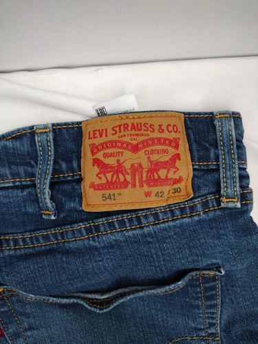 Jeans Levi's 541 Flex Denim Uomo 42x30 Elasticizzato Blu Casual - Foto 3 di 9