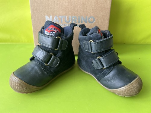 😍 Naturino 😍 „Kleus“ Leder Winter Stiefel Schuhe Rainstep Gr 21 Top mit Karton - Bild 3 von 8
