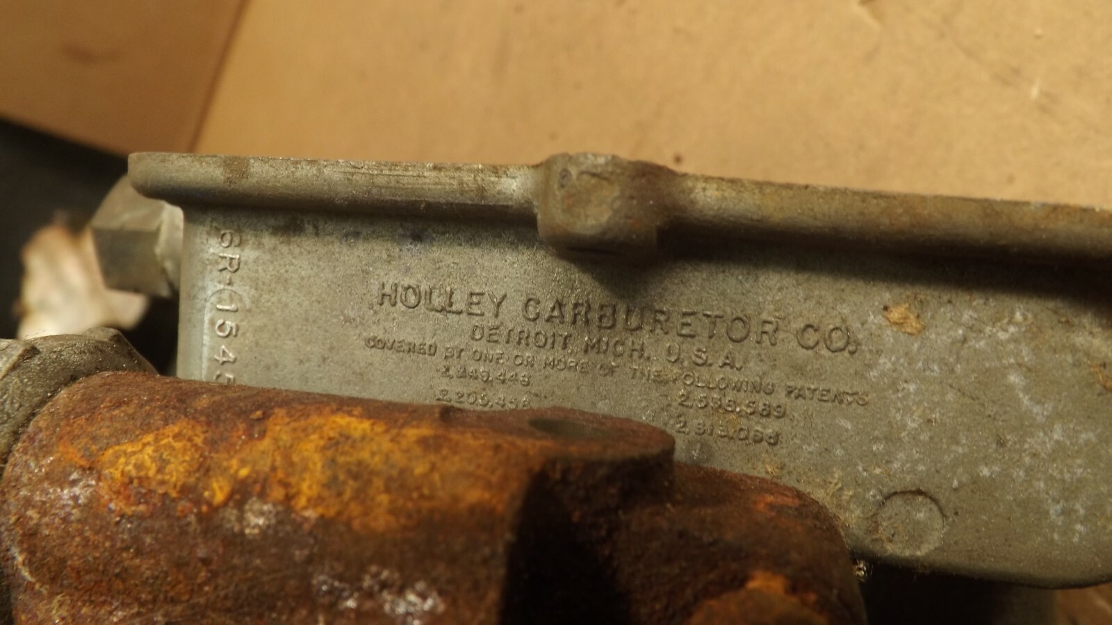 19571962 HOLLEY 1BRL 6R1545B Carburetor for Ford 223, 6 Cyl. For