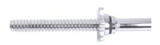 NEW SHIPS NOW Cap Barbell 47-Inch Standard Threaded Solid Easy Curl Bar Chrome