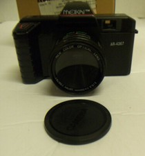 Meikai 35mm AR-4367 Motor Drive Focus Free Camera Made In Taiwan Original Box